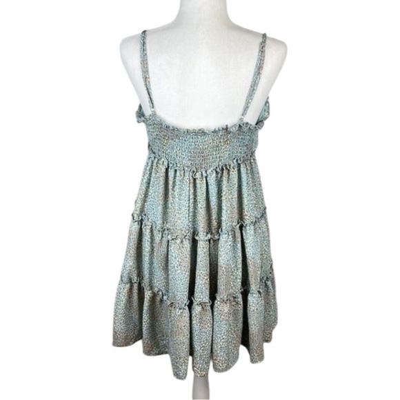 Bailey Blue Floral Cami Ruffled Mini Dress Size Large NWOT - Picture 5 of 8